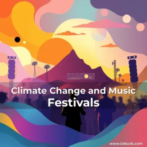 Artistic representation for Climate Change and Music Festivals