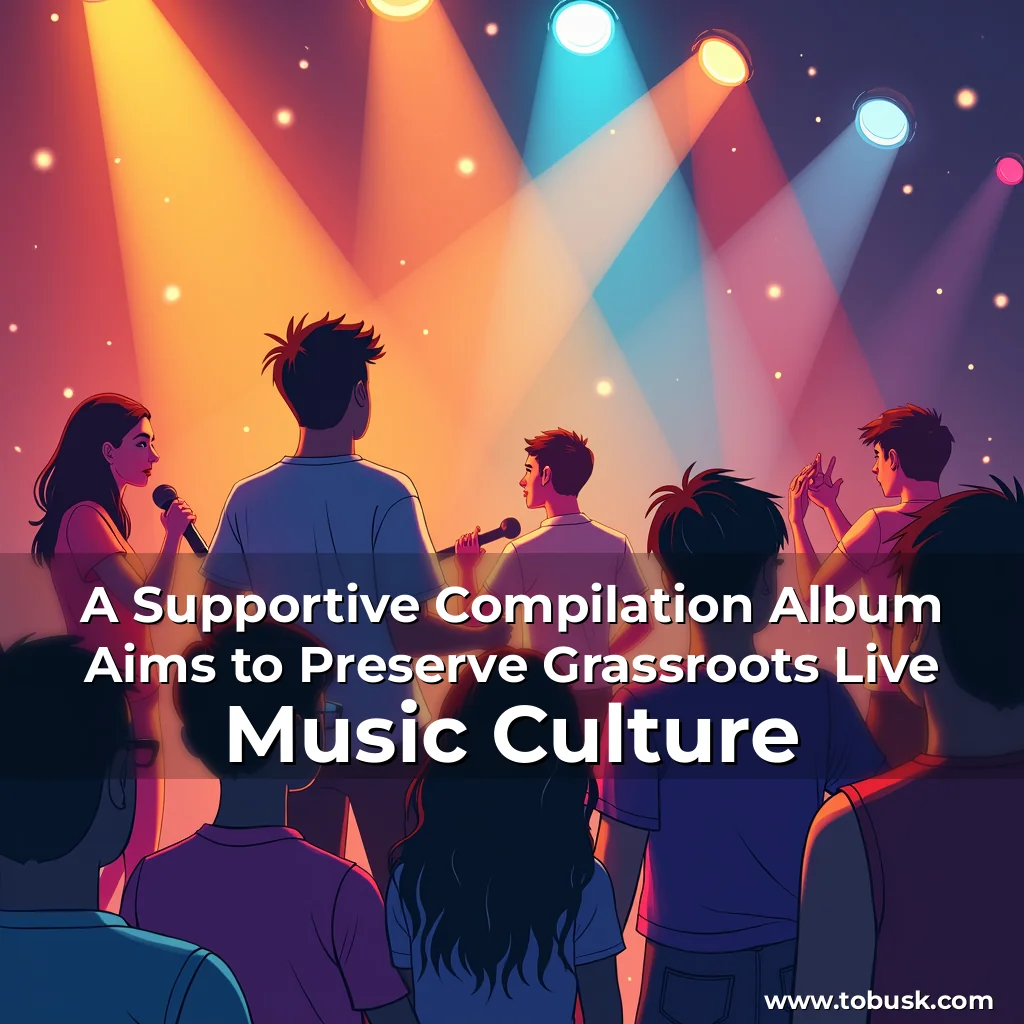 Artistic representation for A Supportive Compilation Album Aims to Preserve Grassroots Live Music Culture