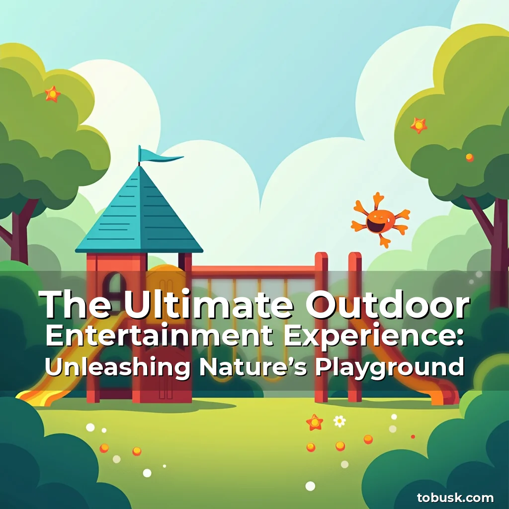 Artistic representation for The Ultimate Outdoor Entertainment Experience: Unleashing Nature’s Playground