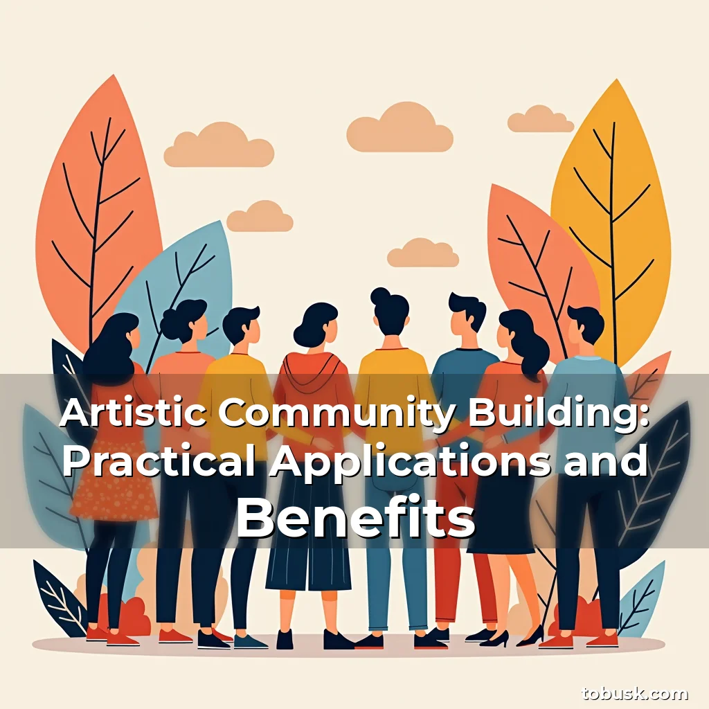 Artistic representation for Artistic Community Building: Practical Applications and Benefits